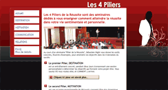 Desktop Screenshot of les4piliers.projetnight.com