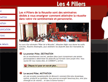 Tablet Screenshot of les4piliers.projetnight.com